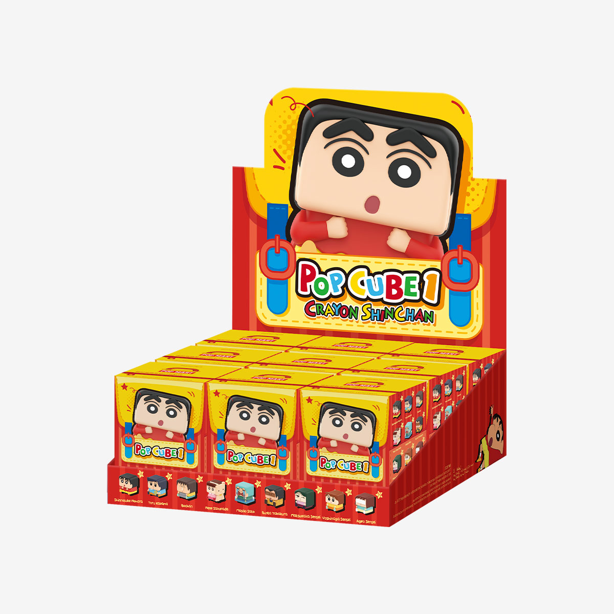 Crayon Shinchan POP CUBE-1 Series Figures - POP MART (United States)