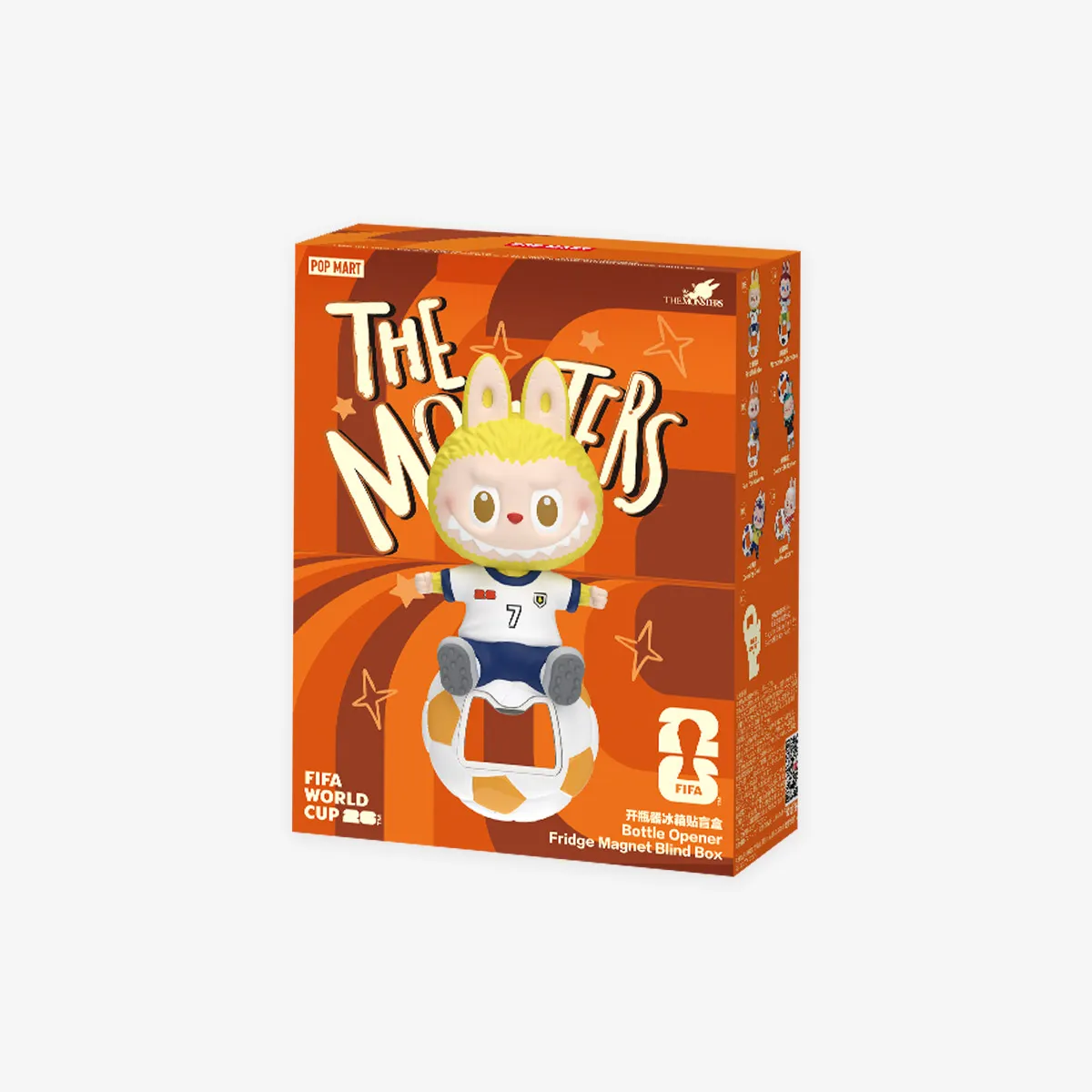 THE MONSTERS × FIFA SERIES - Bottle Opener Fridge Magnet Blind Box