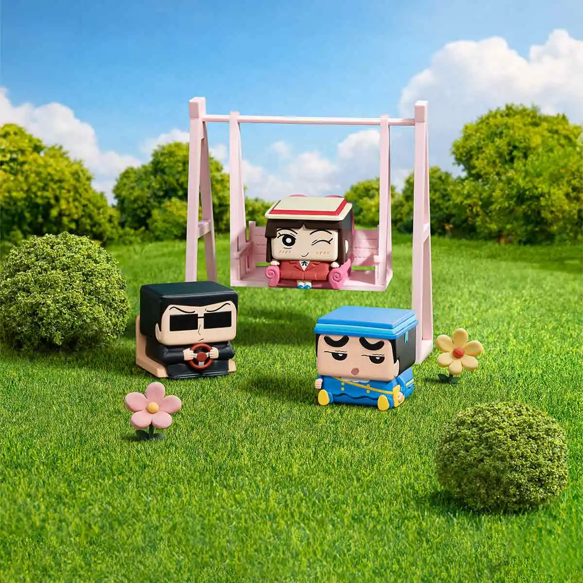 Crayon Shinchan POP CUBE-3 Series Figures