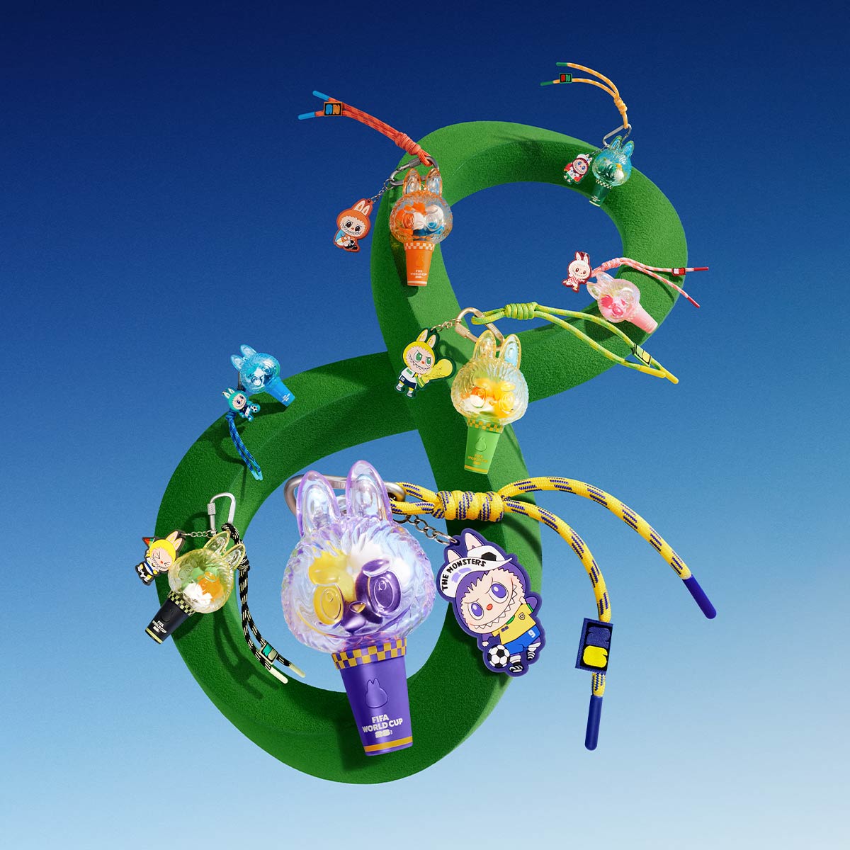 POP MART THE MONSTERS FIFA ルミナスペンダン5つセット THE MONSTERS × FIFA SERIES-Mini Pendant Light Blind Box - POP MART