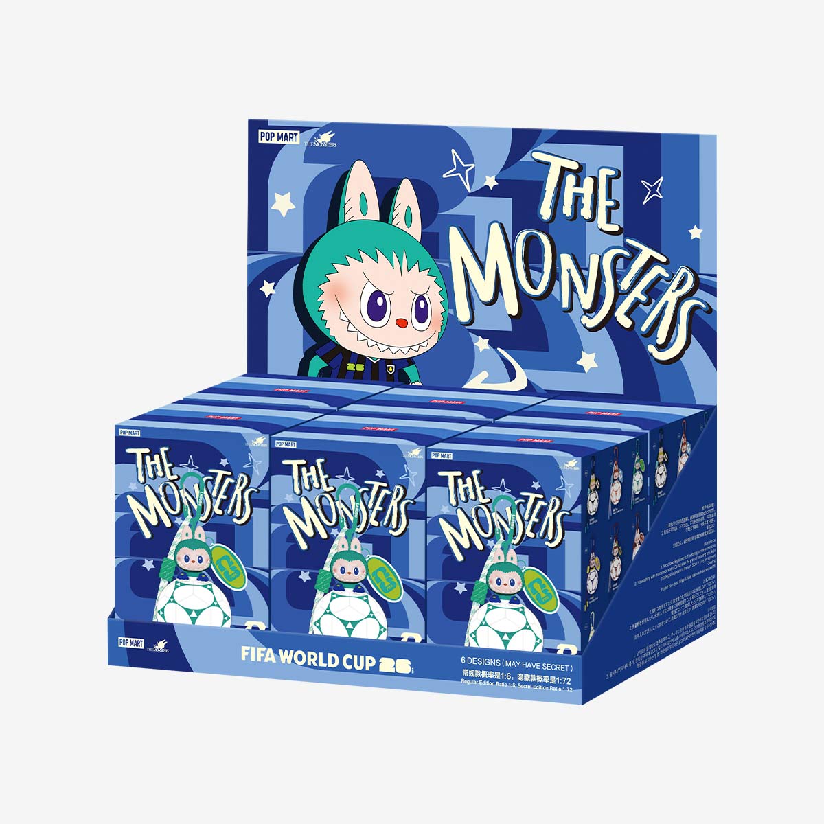 POP MART THE MONSTERS FIFA 【シークレット】 THE MONSTERS × FIFA SERIES - Football-shaped Mini Bag Blind Box