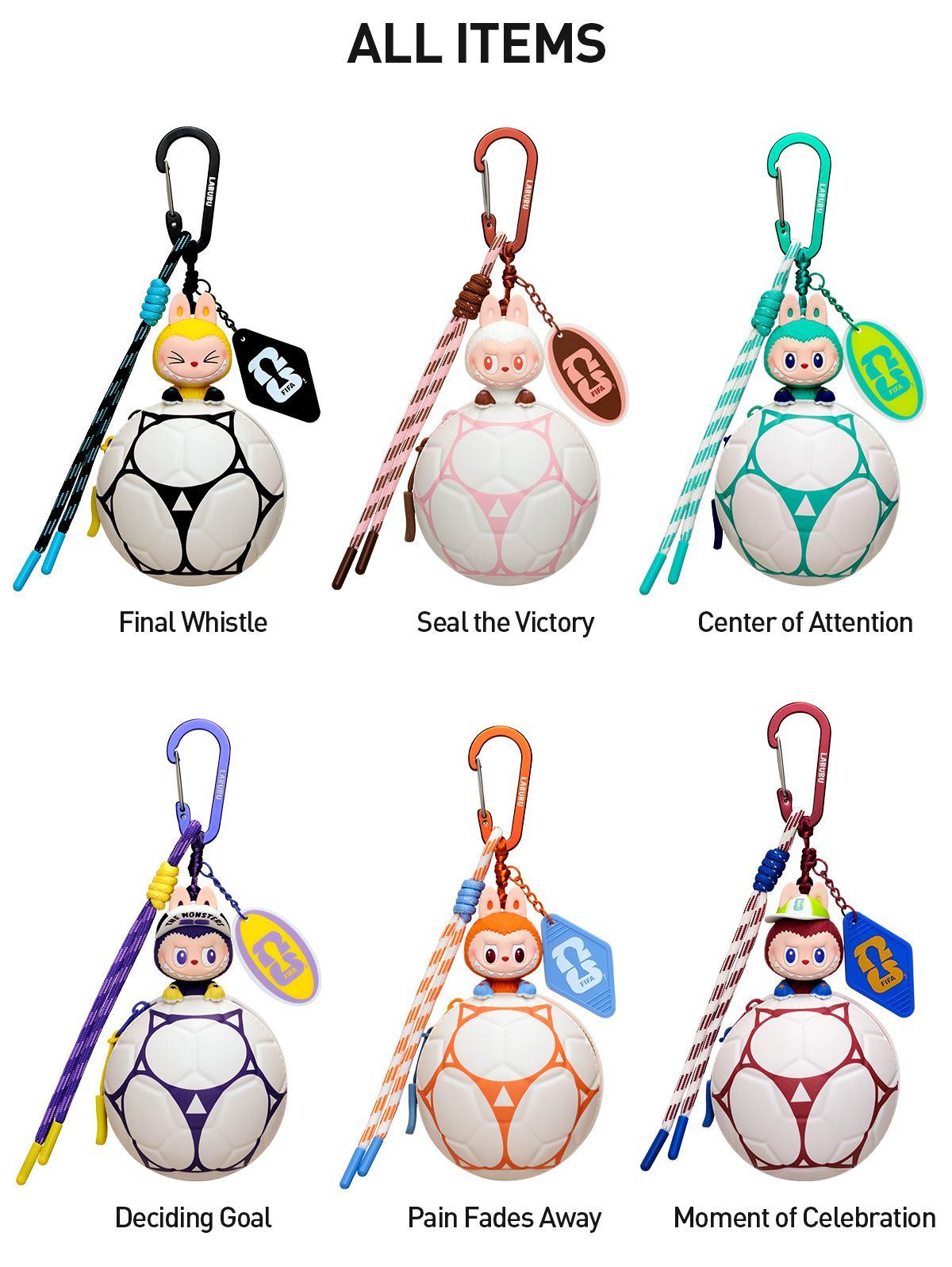 THE MONSTERS × FIFA SERIES - Football-shaped Mini Bag Blind Box