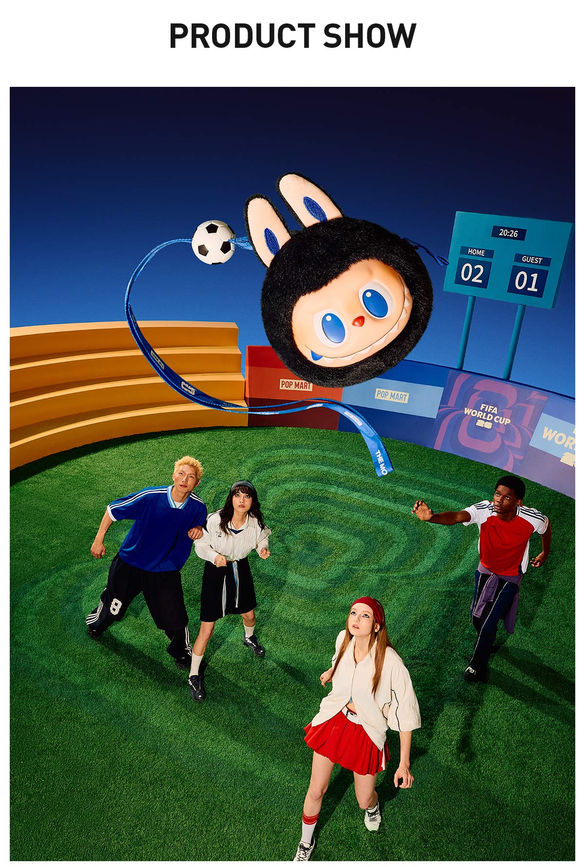 THE MONSTERS × FIFA SERIES-Vinyl Plush Pendant - POP MART (Canada)