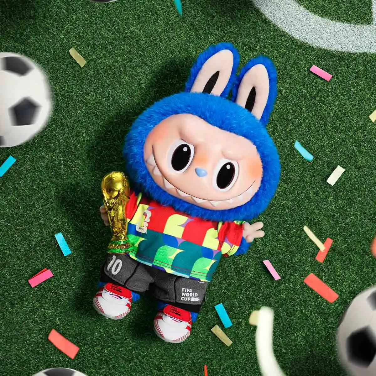 THE MONSTERS × FIFA SERIES-Catch the Win Vinyl Plush Doll|POP MART