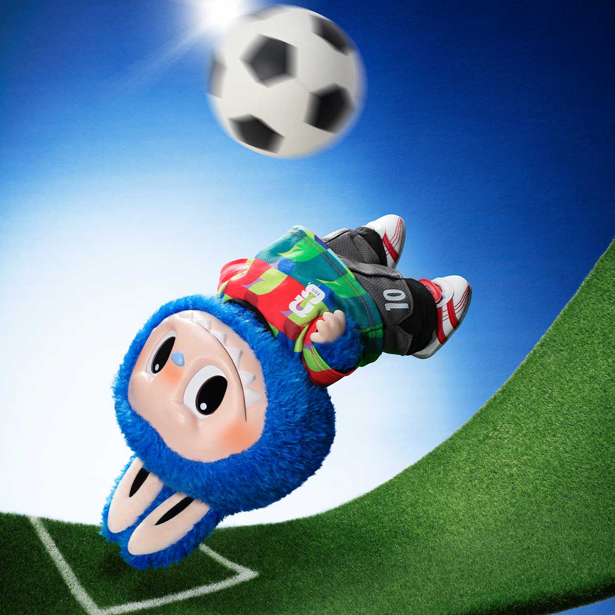 THE MONSTERS × FIFA SERIES-Catch the Win Vinyl Plush Doll|POP MART