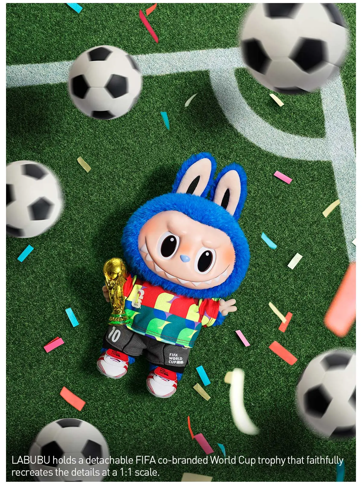 THE MONSTERS × FIFA SERIES-Catch the Win Vinyl Plush Doll - POP