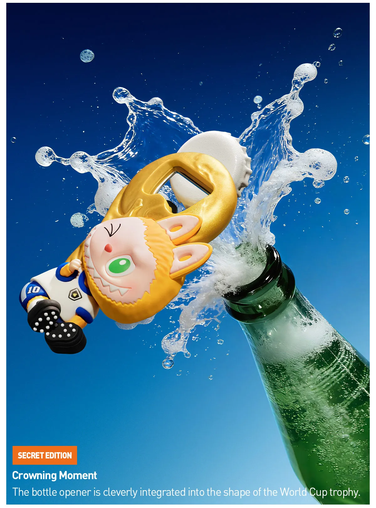 POP NOW:THE MONSTERS × FIFA SERIES - Bottle Opener Fridge Magnet