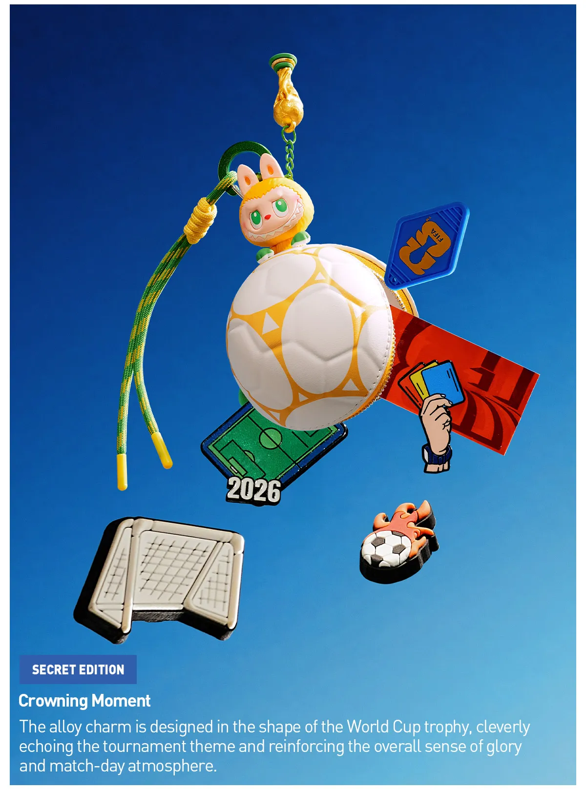 POP NOW:THE MONSTERS × FIFA SERIES - Football-shaped Mini Bag