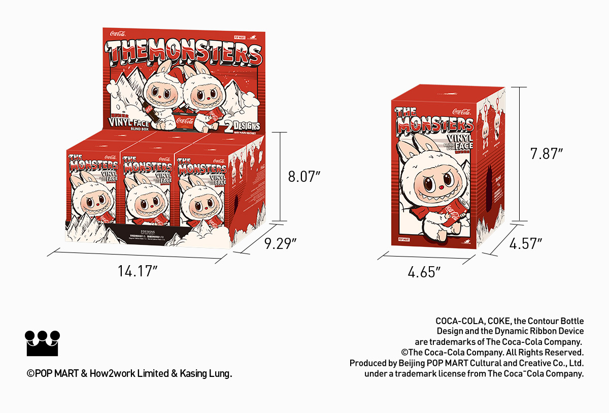 THE MONSTERS COCA-COLA SERIES-Vinyl Face Blind Box|POP MART US