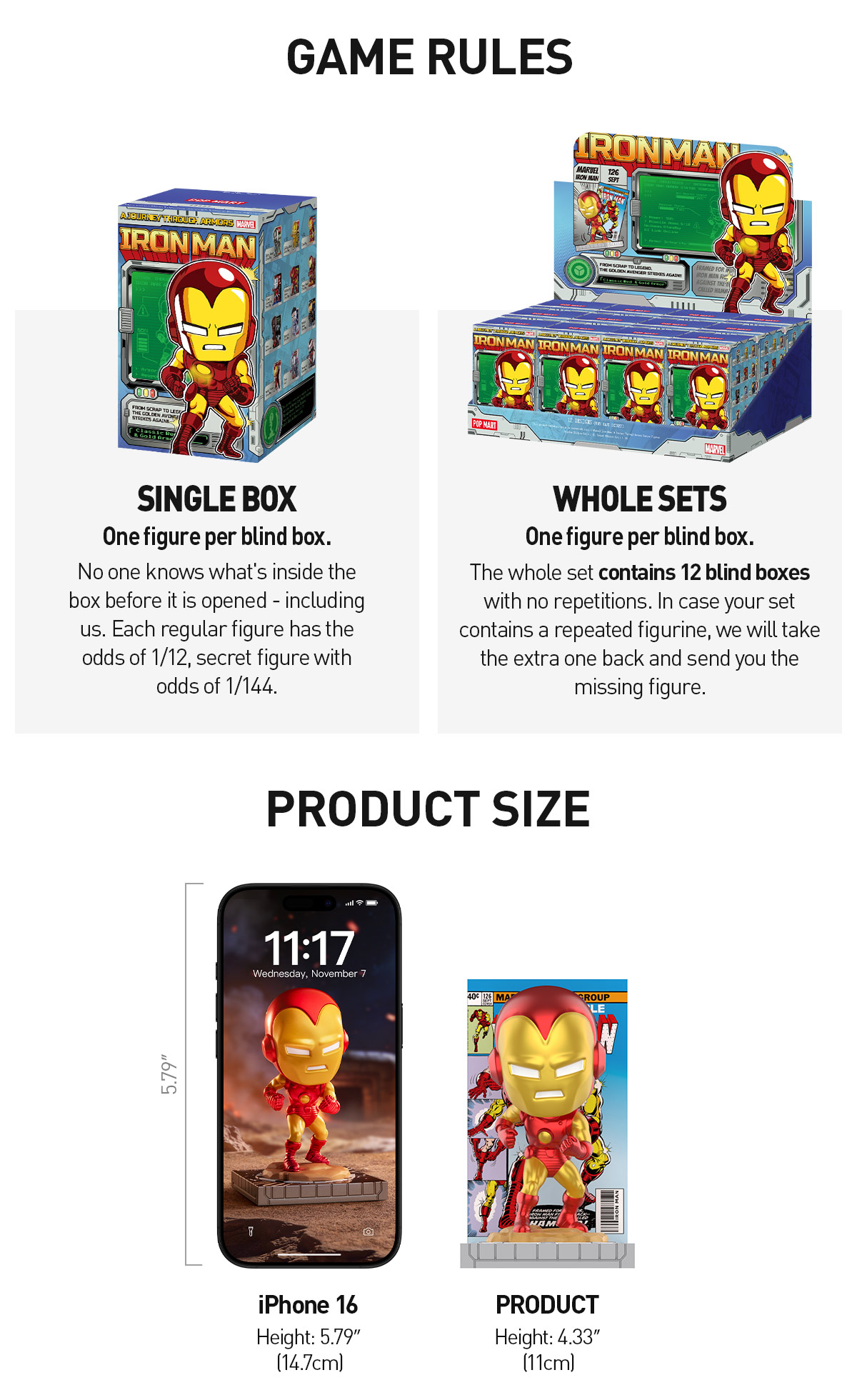 Marvel Iron Man: A Journey Through Armors Series Figures|POP MART