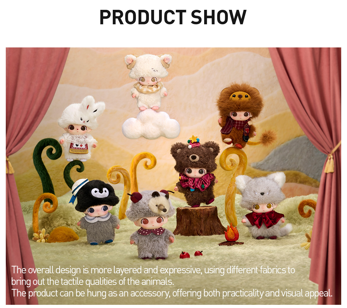 DIMOO The Secret Theatre Club Series - Vinyl Plush Pendant Blind