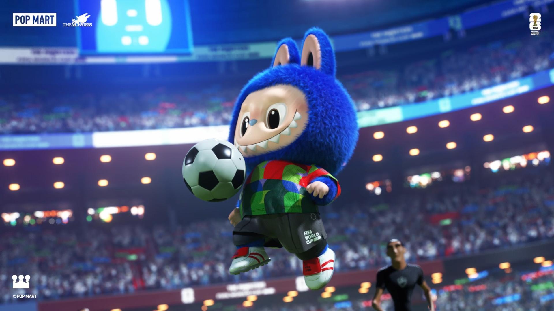 THE MONSTERS × FIFA Catch the Win ぬいぐるみ THE MONSTERS × FIFA SERIES-Catch the Win Vinyl Plush Doll - POP