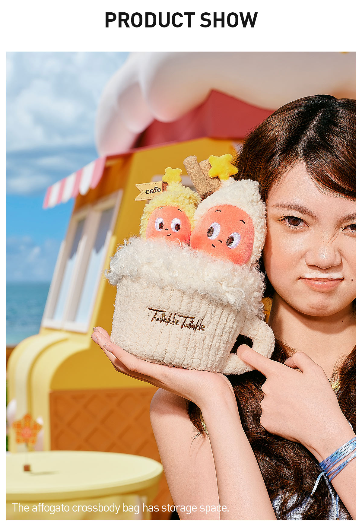 MOON GELATO Series-Affogato Crossbody Bag|POP MART US Official