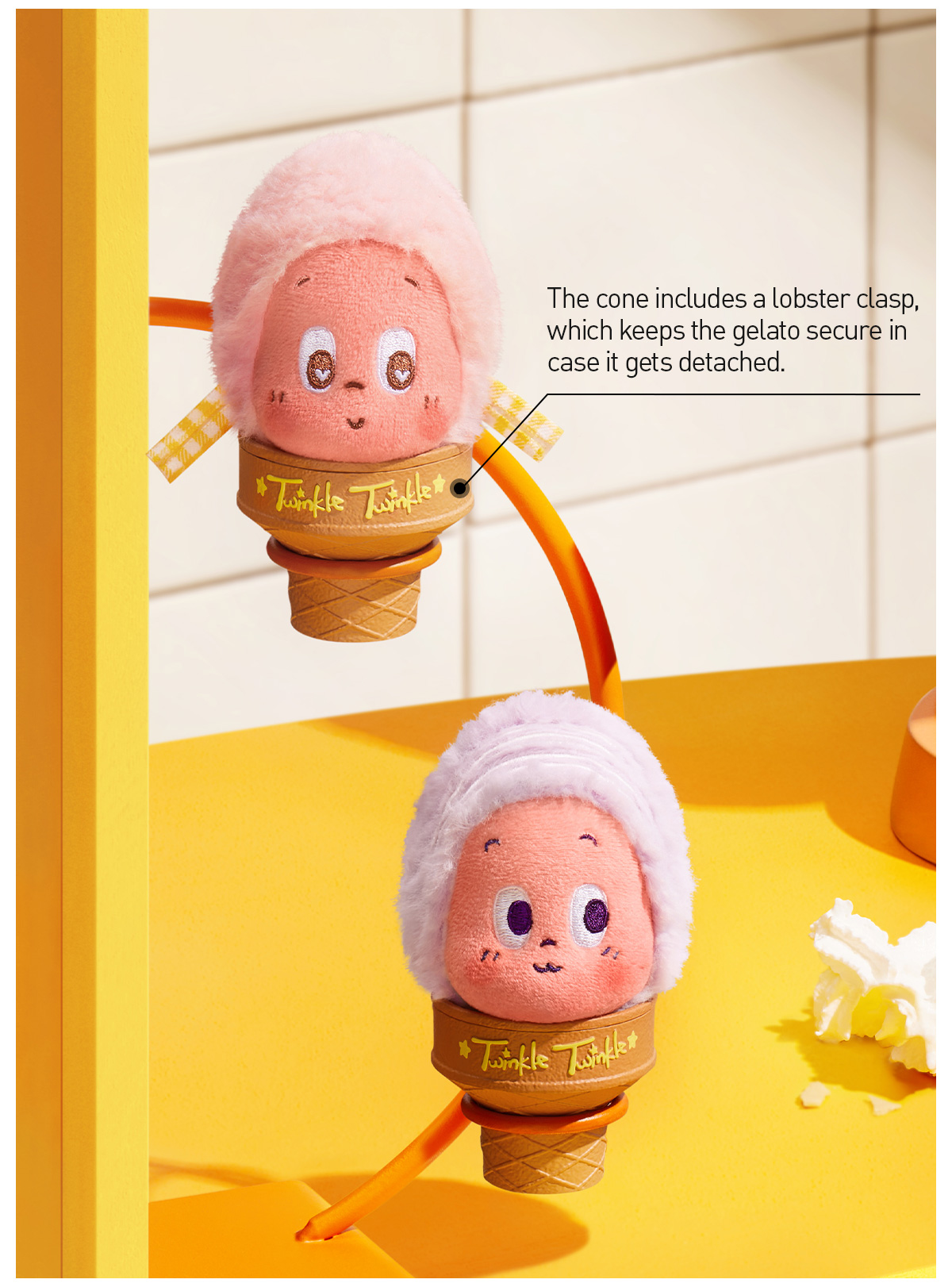 MOON GELATO Series-Ice Cream Plush Pendant Blind Box (Overseas Ver