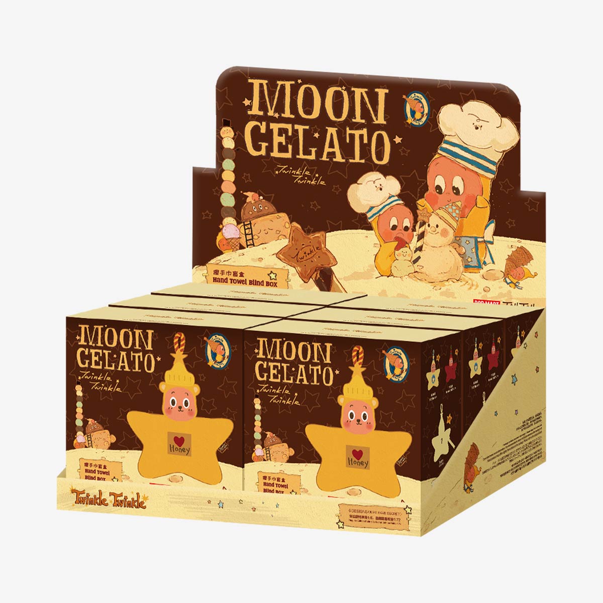 Twinkle Twinkle MOON GELATOハンドタオル シークレット MOON GELATO Series-Hand Towel Blind Box - POP MART (United States)