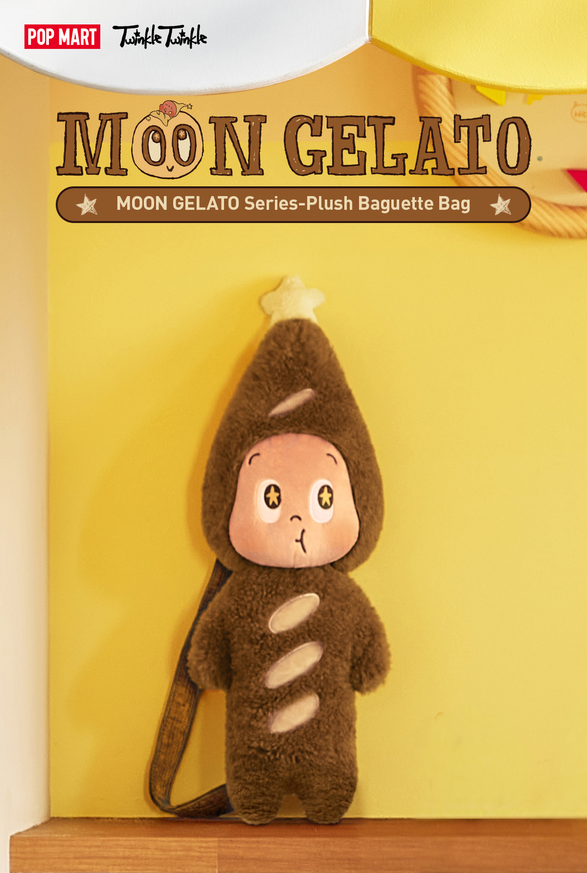 MOON GELATO Series-Plush Baguette Bag|POP MART US Official