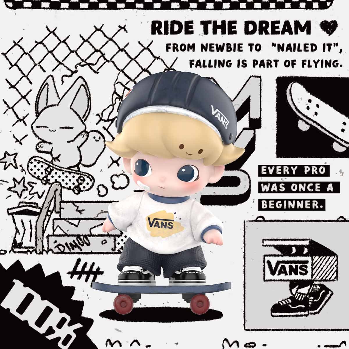 DIMOO WORLD × VANS Ride The Dream Figure - POP MART (United States)