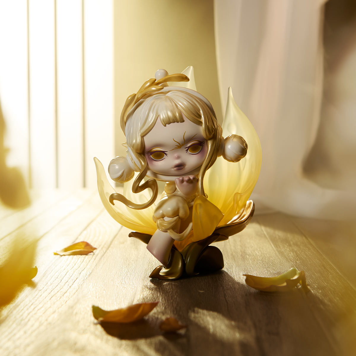 ち*中様 SKULLPANDA Petals in Four Acts シリーズ SKULLPANDA Petals in Four Acts Series Figures - POP MART (Canada)