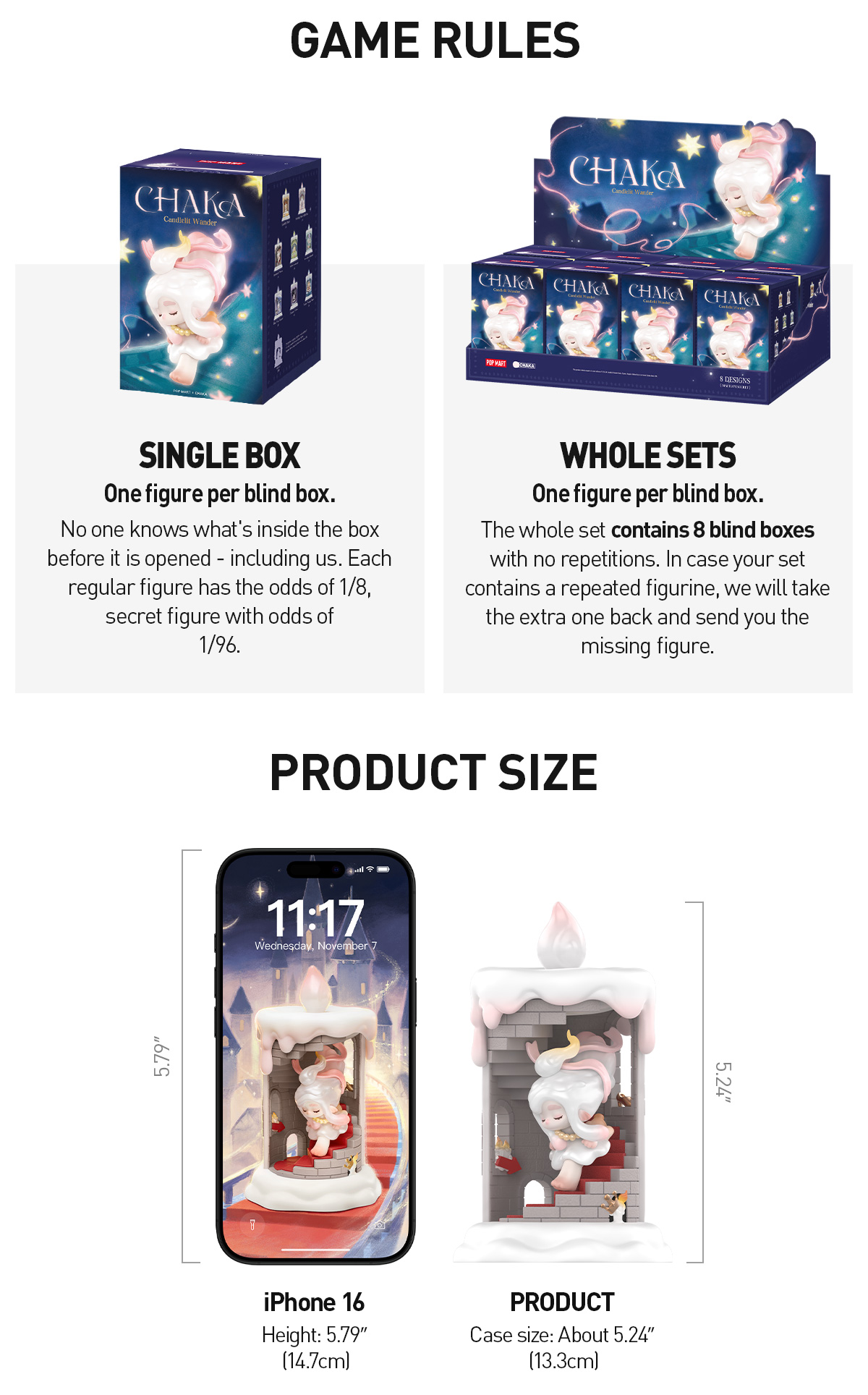 POP NOW:CHAKA Candlelit Wander Series Figures - POP MART (United