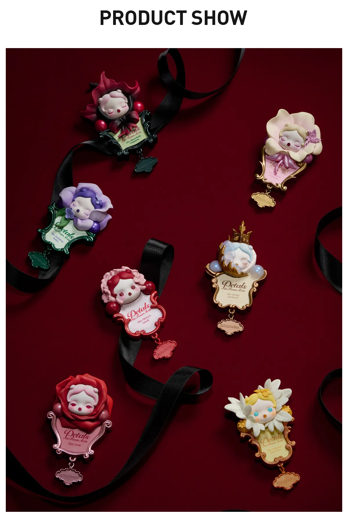 POP NOW:SKULLPANDA Petals in Four Acts Series Fridge Magnet - POP 