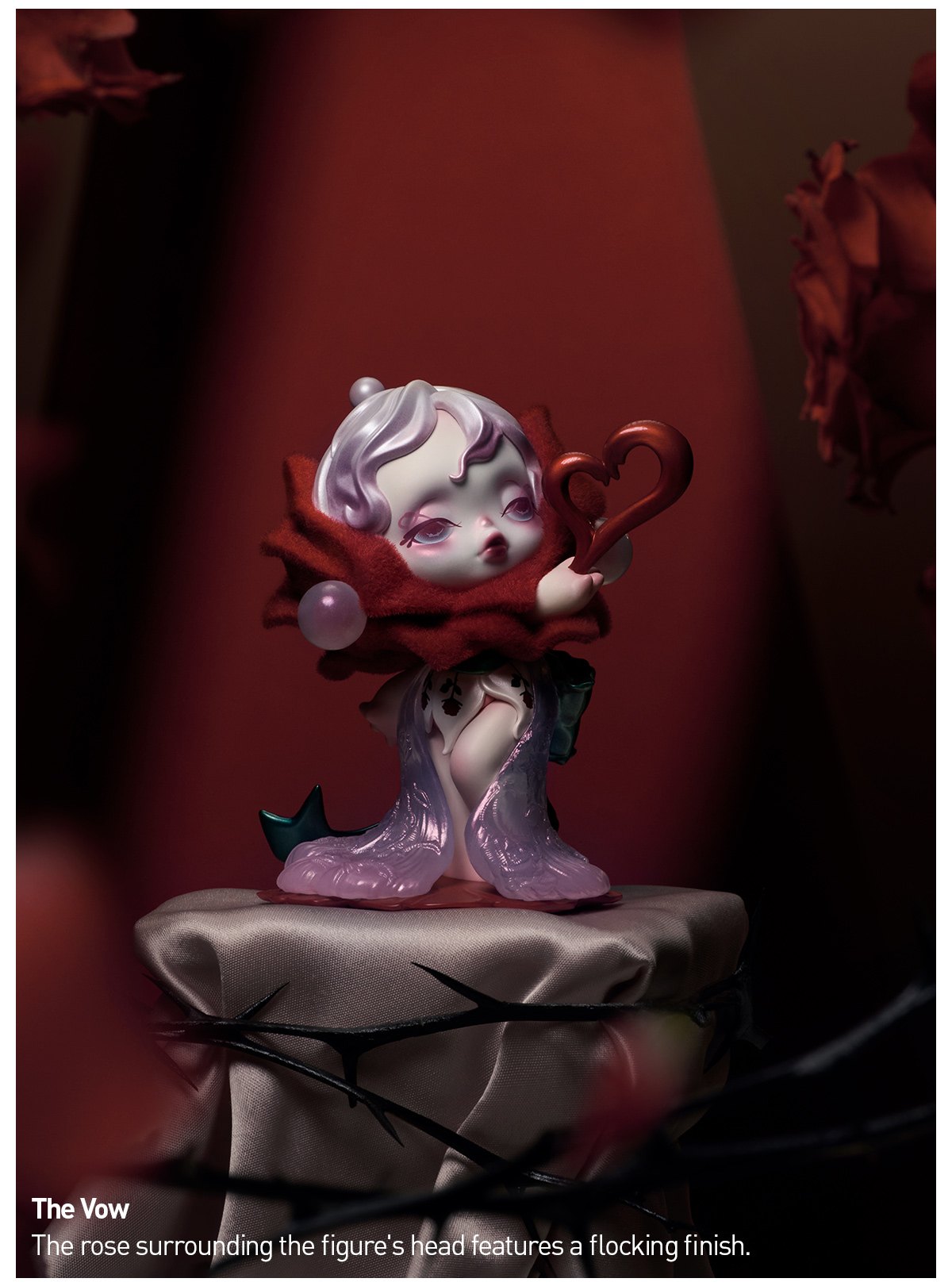 POP NOW:SKULLPANDA Petals in Four Acts Series Figures - POP MART