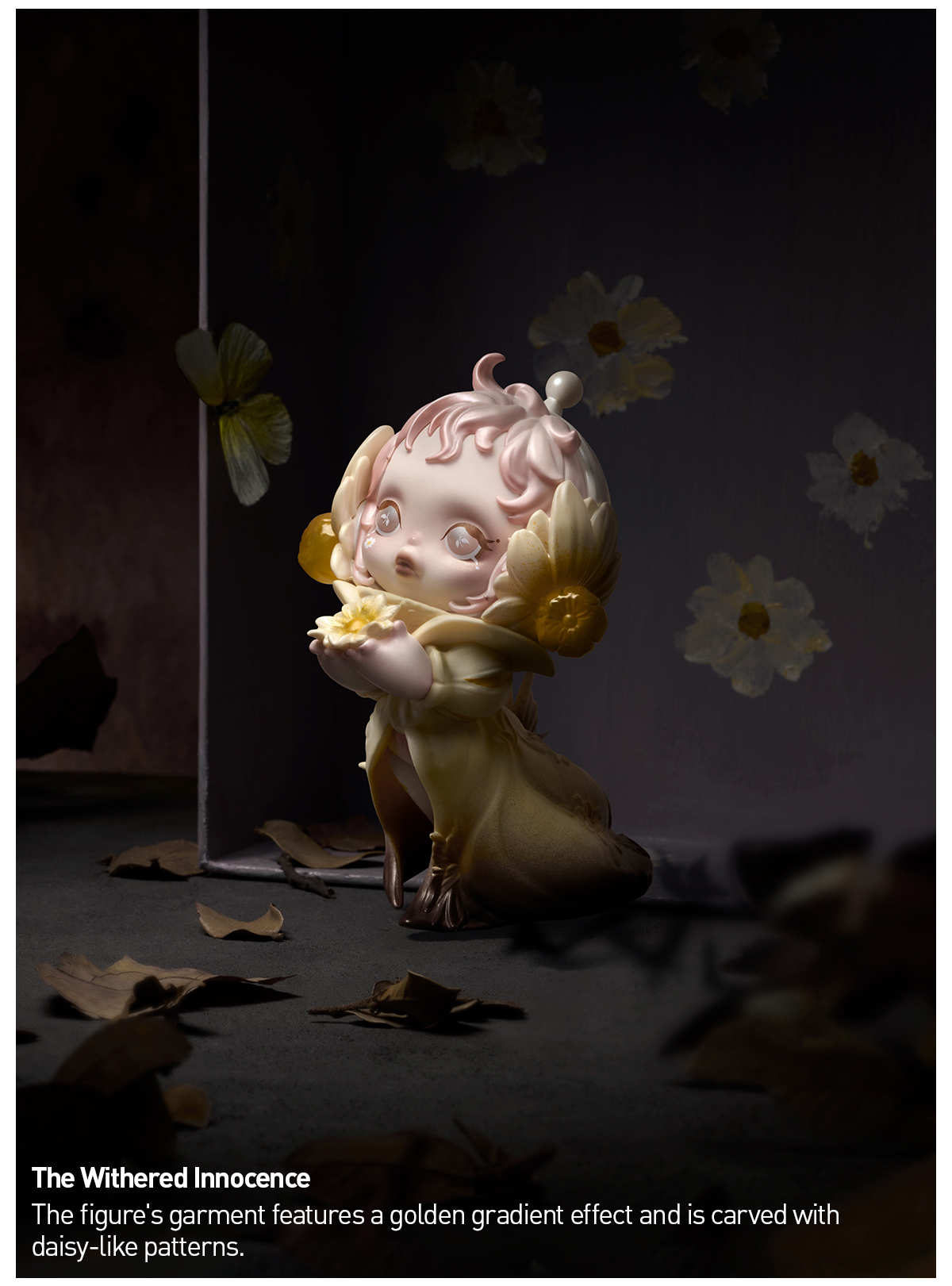 POP NOW:SKULLPANDA Petals in Four Acts Series Figures - POP MART