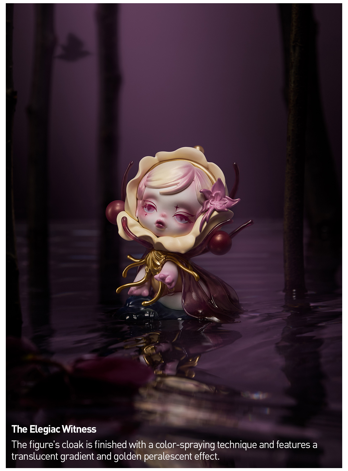 POP NOW:SKULLPANDA Petals in Four Acts Series Figures - POP MART