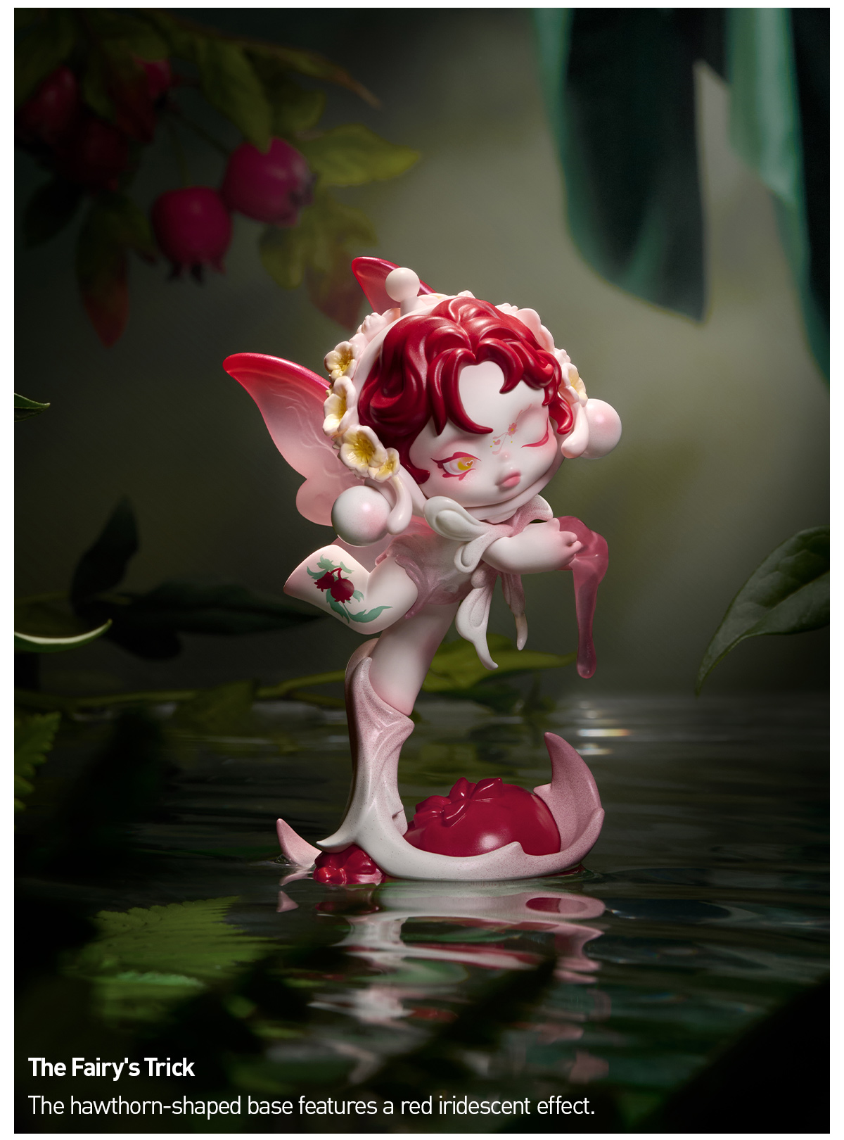 POP NOW:SKULLPANDA Petals in Four Acts Series Figures - POP MART