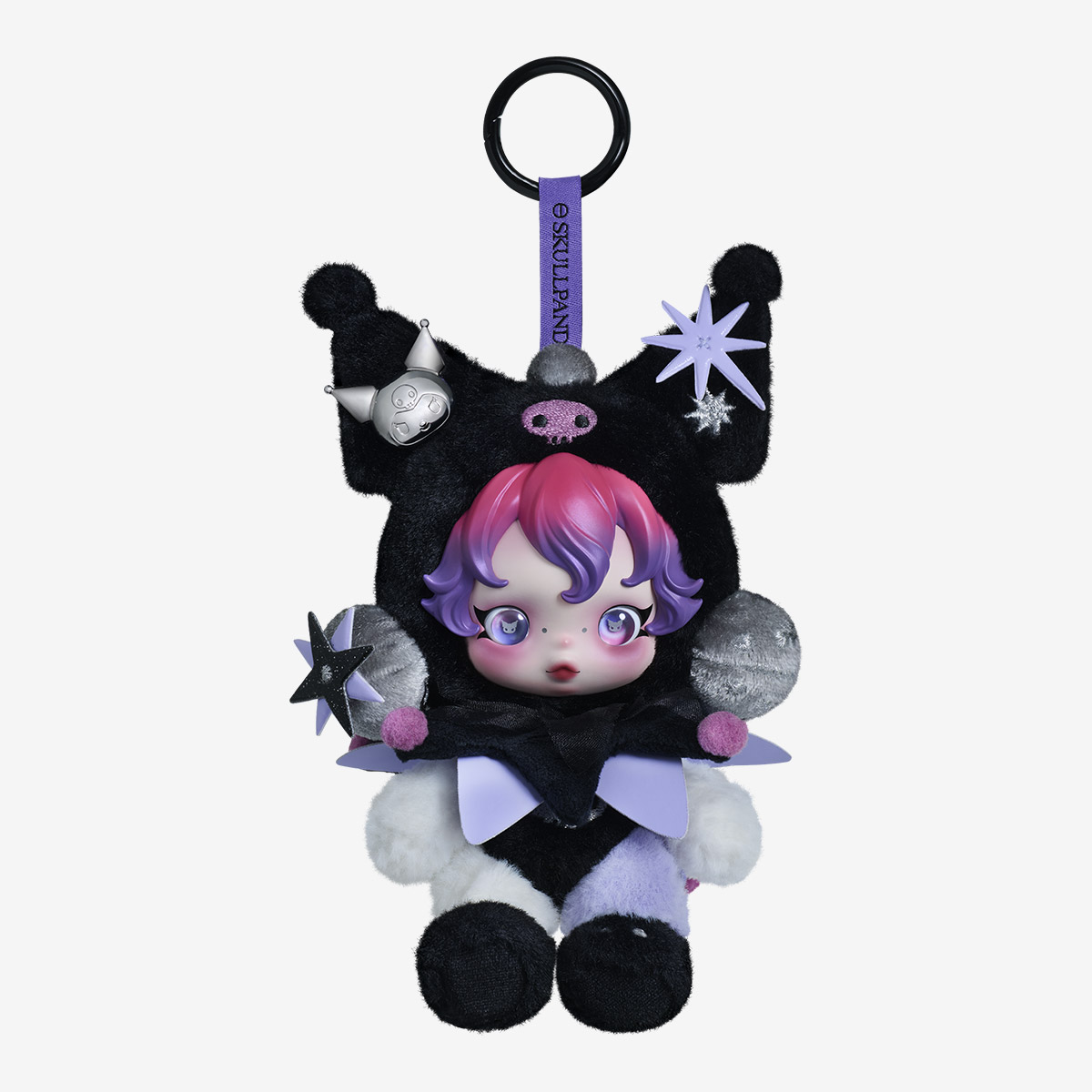 POPMART SKULLPANDA スカルパンダ サンリオ SKULLPANDA × KUROMI Plush - POP MART (United States)