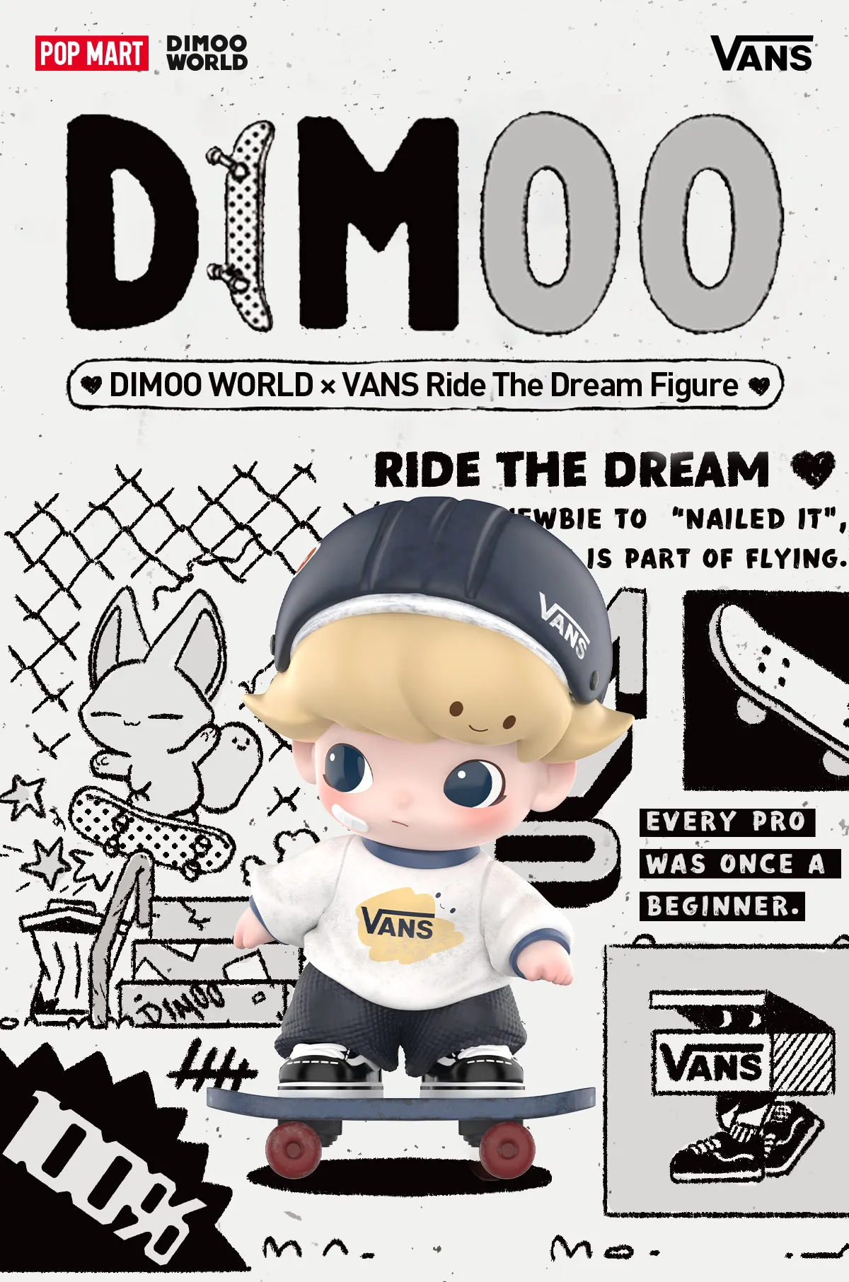 DIMOO WORLD × VANS Ride The Dream Figure - POP MART (United States)