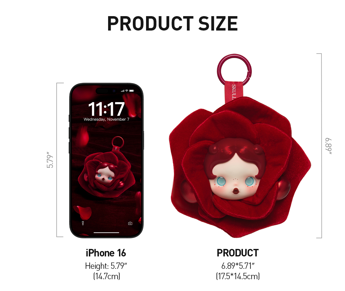 SKULLPANDA Petals in Four Acts Series Earphone Bag - POP MART