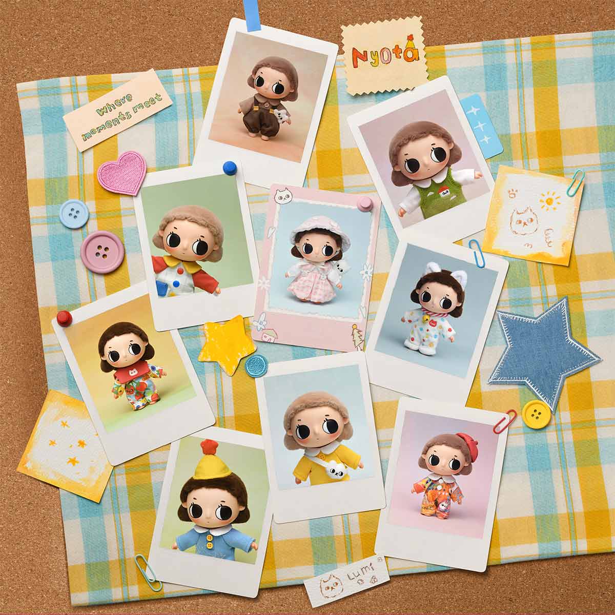 Pop Mart Nyota Where Moments Meet Series Plush Doll