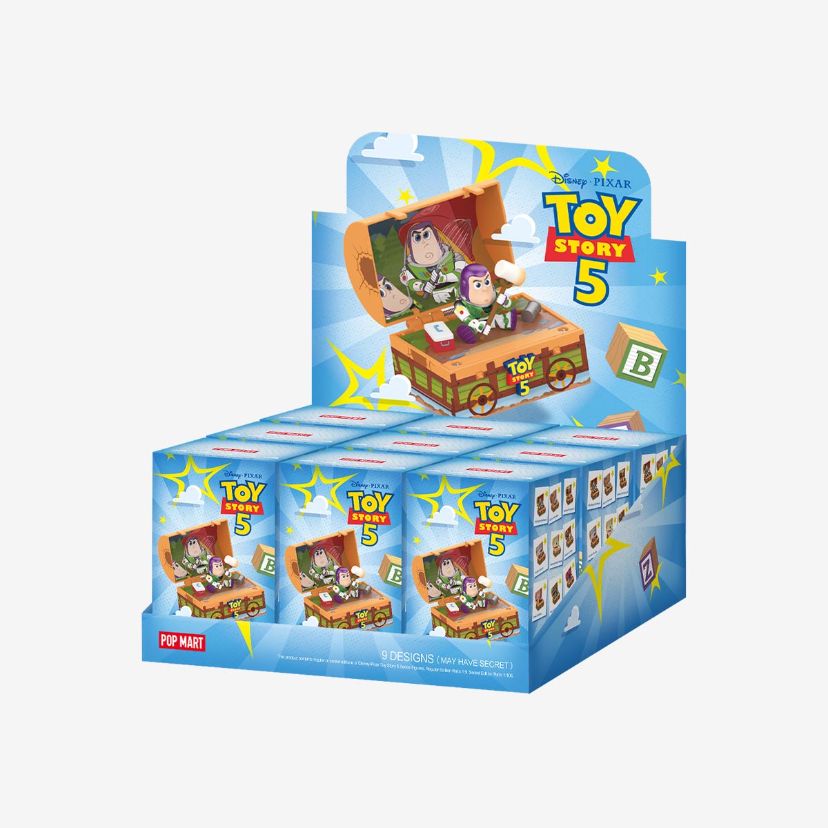 POPMART Disney ミッキー トイストーリー 5種セット Disney/Pixar Toy Story 5 Series Figures - POP MART (United States)