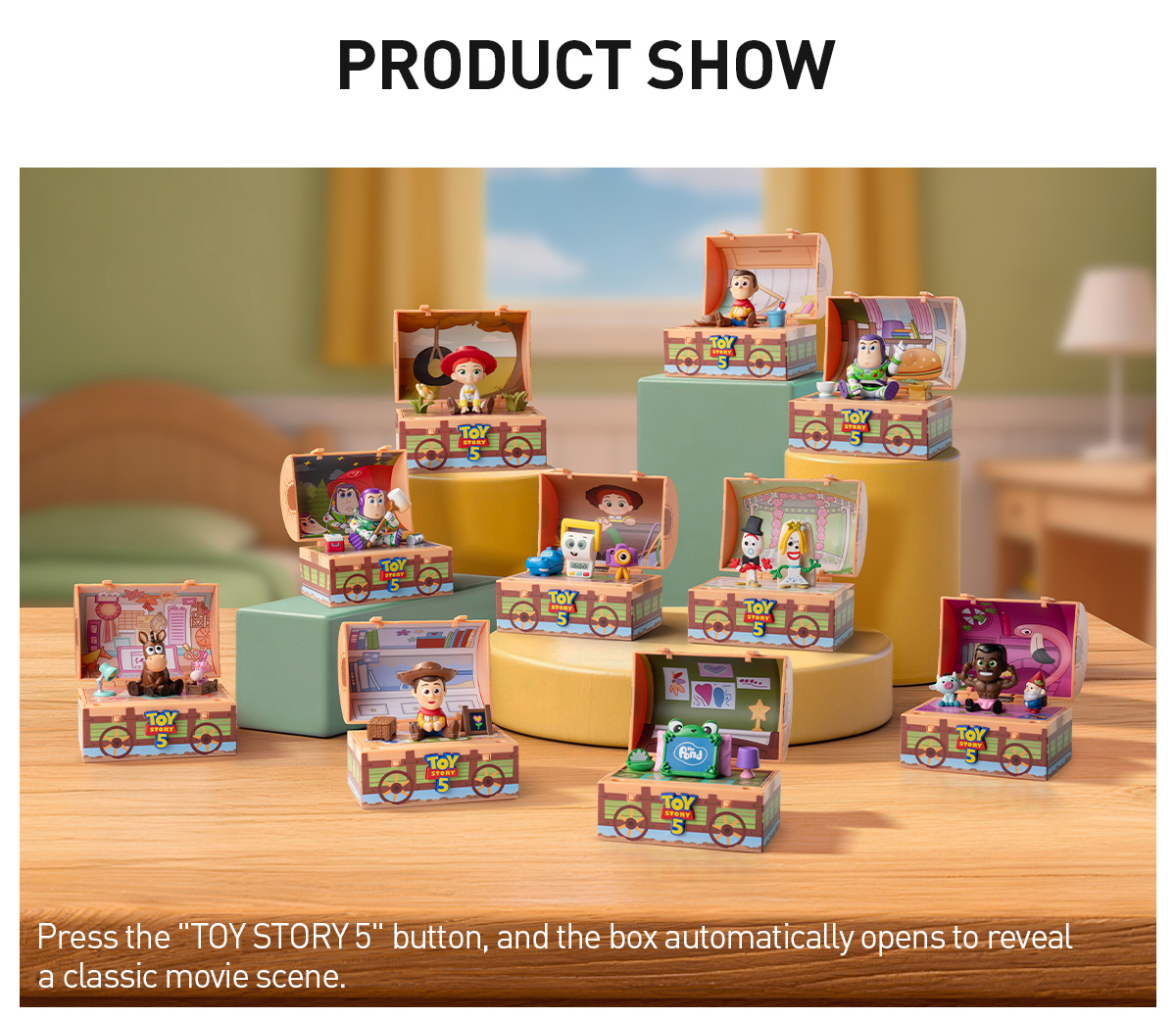 【POP MART 】トイストーリーフィギュア　シリーズ　セット Disney/Pixar Toy Story 5 Series Figures|POP MART US Official