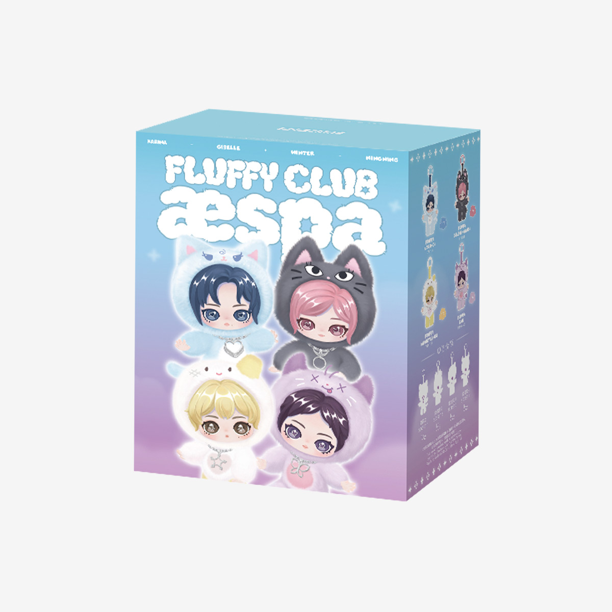 aespa Fluffy Club Series Vinyl Plush Doll Pendant|POP MART US Official