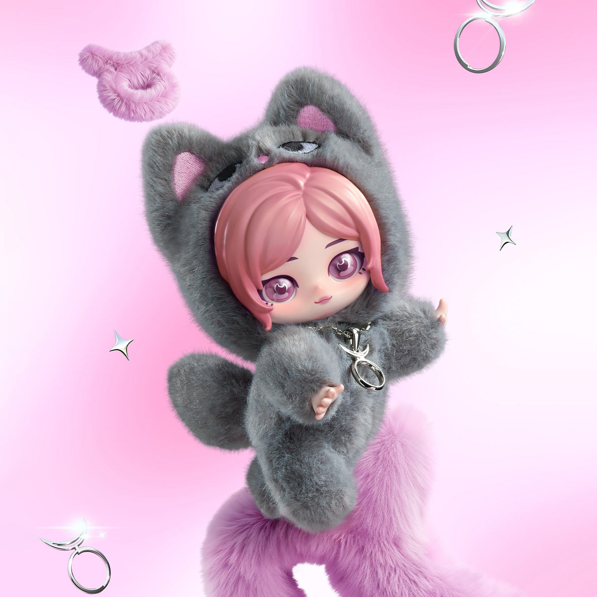 Popmart Aespa Fluffy Club ぬいぐるみ ペンダント 【公式通販】