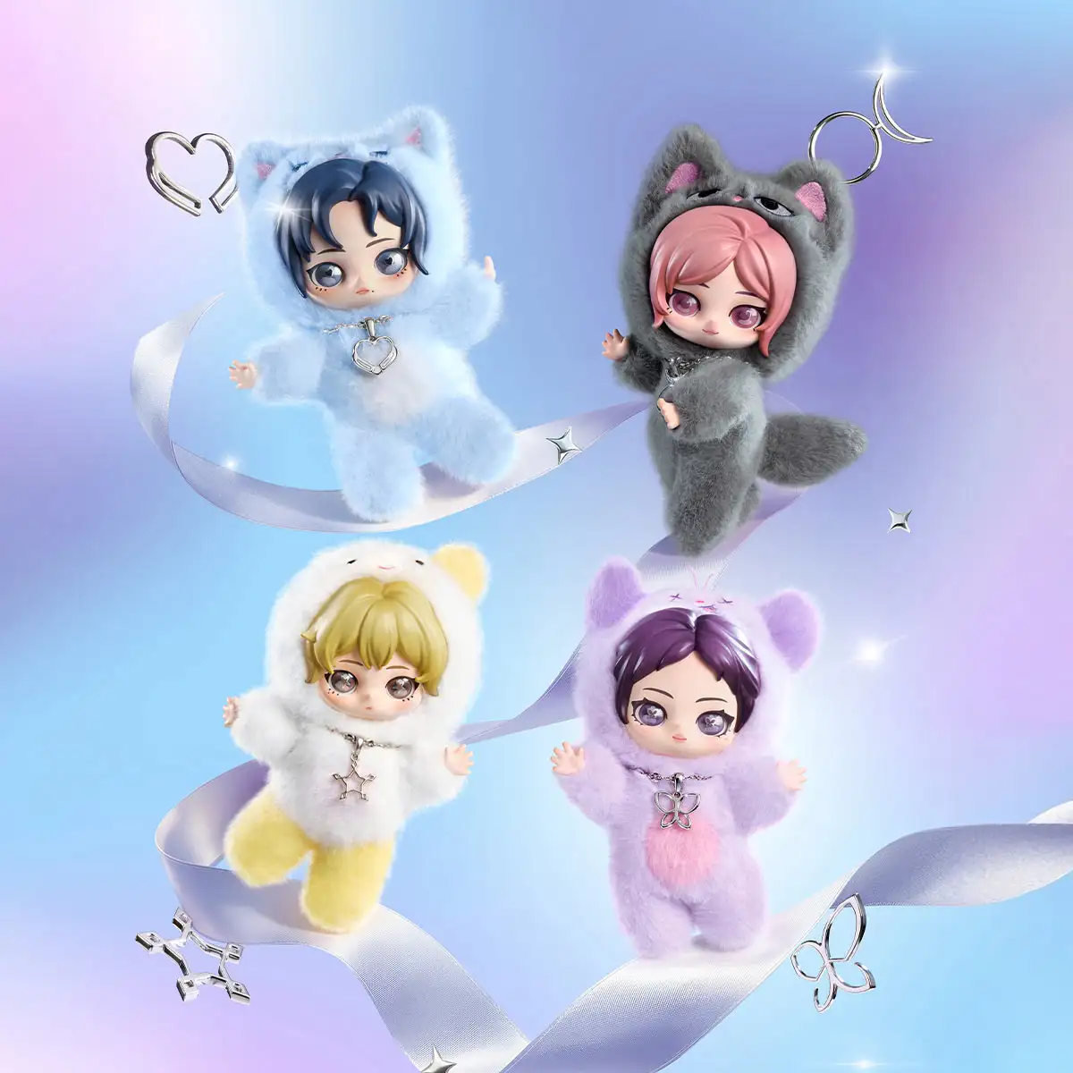 aespa Fluffy Club Series Vinyl Plush Doll Pendant