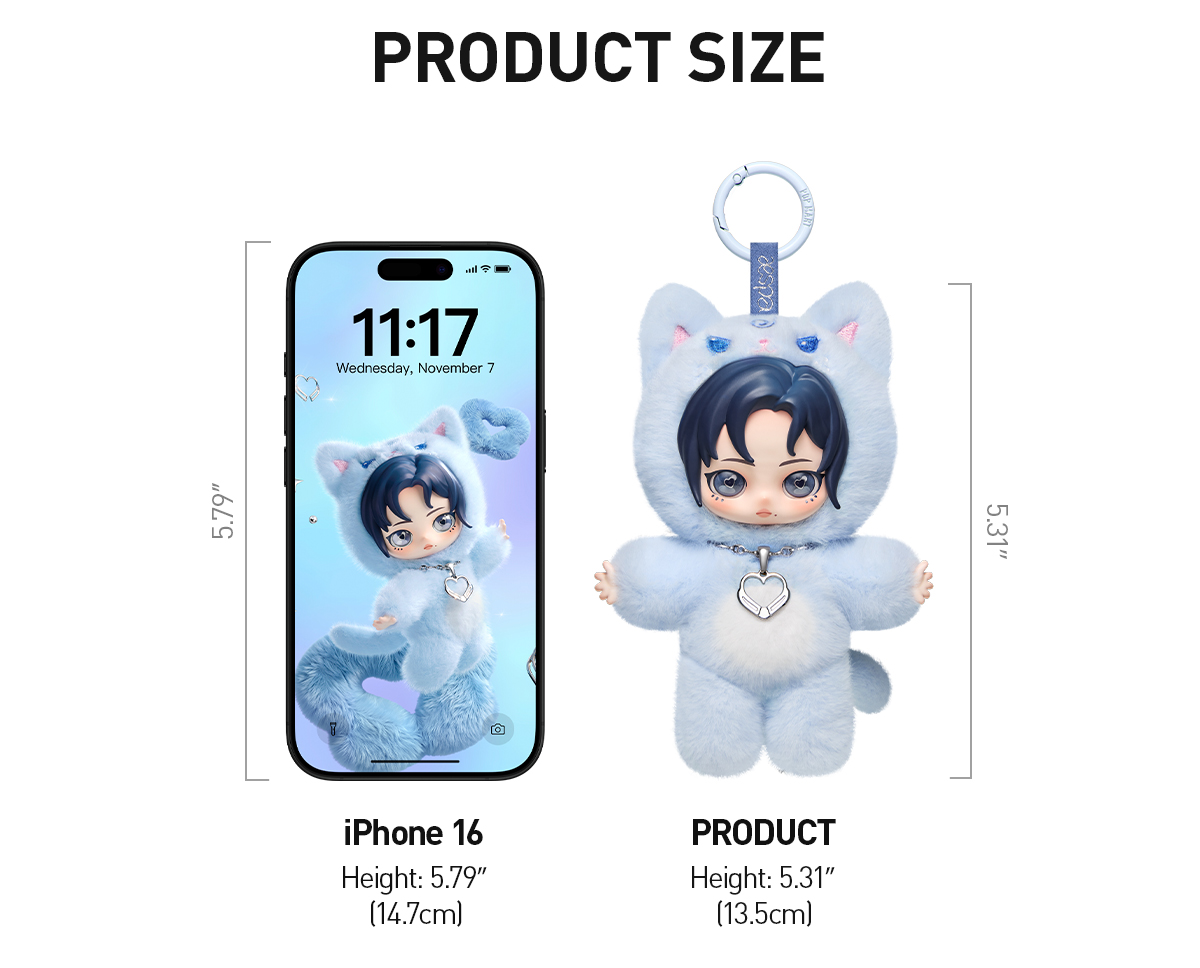 aespa Fluffy Club Series Vinyl Plush Doll Pendant|POP MART US Official