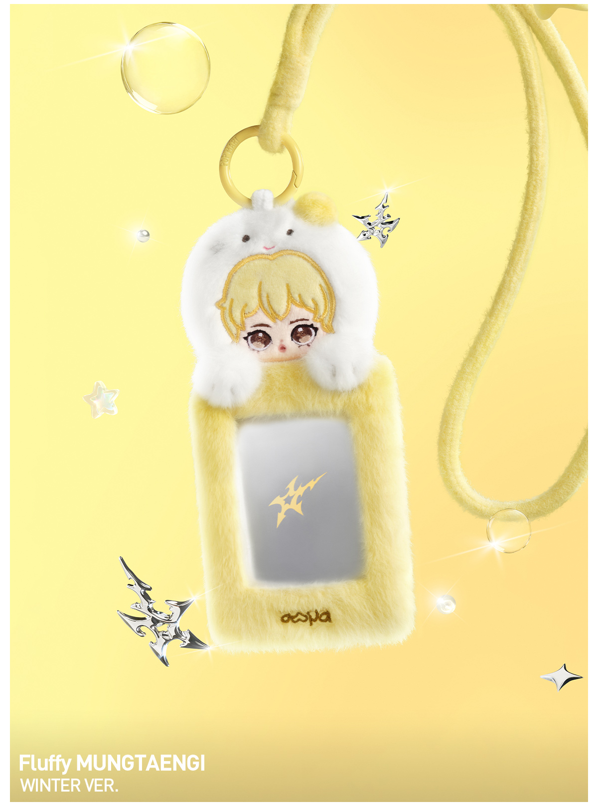 POPMART aespa カードホルダー ウィンター ジゼル ニンニン aespa Fluffy Club Series Card Holder - POP MART (Canada)
