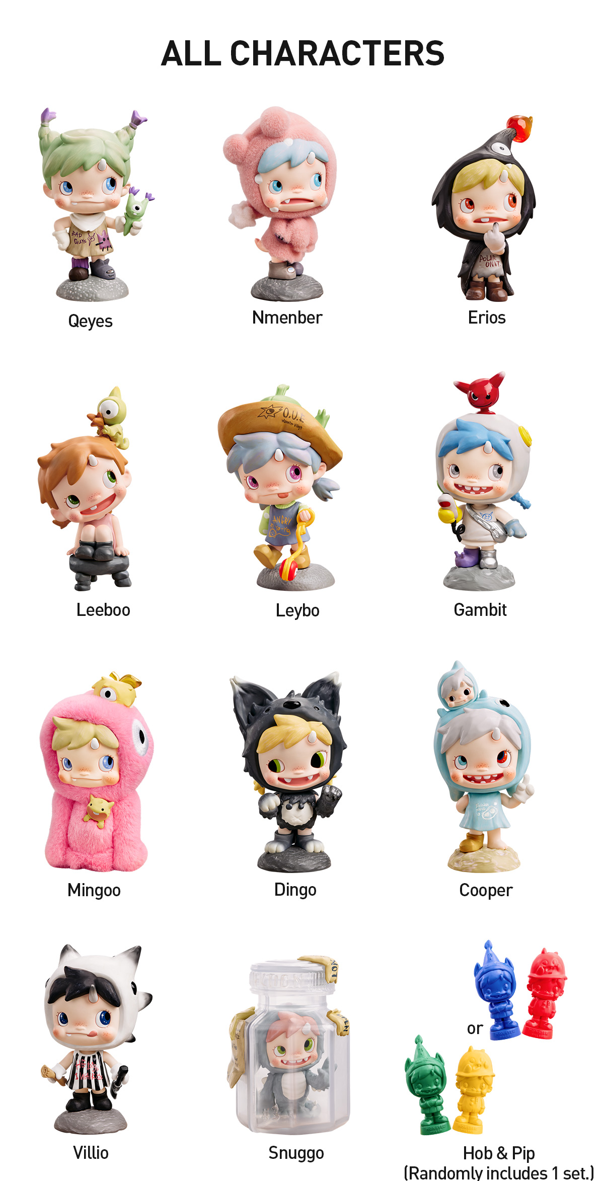 POPMART Polar Season 3 シリーズ シークレット POP NOW:Polar-Season 3 <Polar In Monster Village> Series Figures