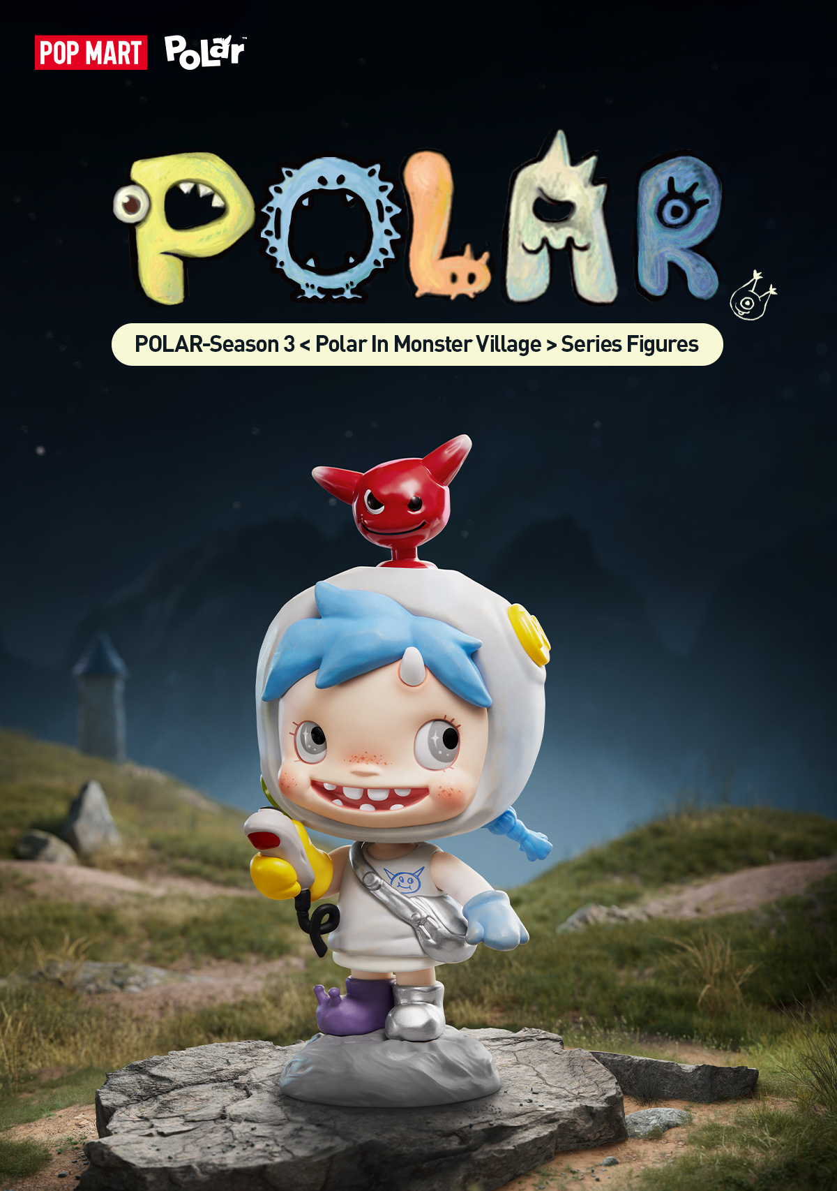 POPMART Polar Season 3 シリーズ シークレット POP NOW:Polar-Season 3 <Polar In Monster Village> Series Figures