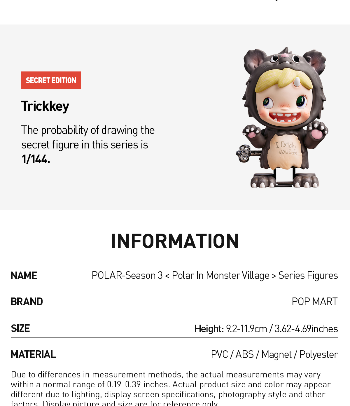 POP NOW:Polar-Season 3 <Polar In Monster Village> Series Figures