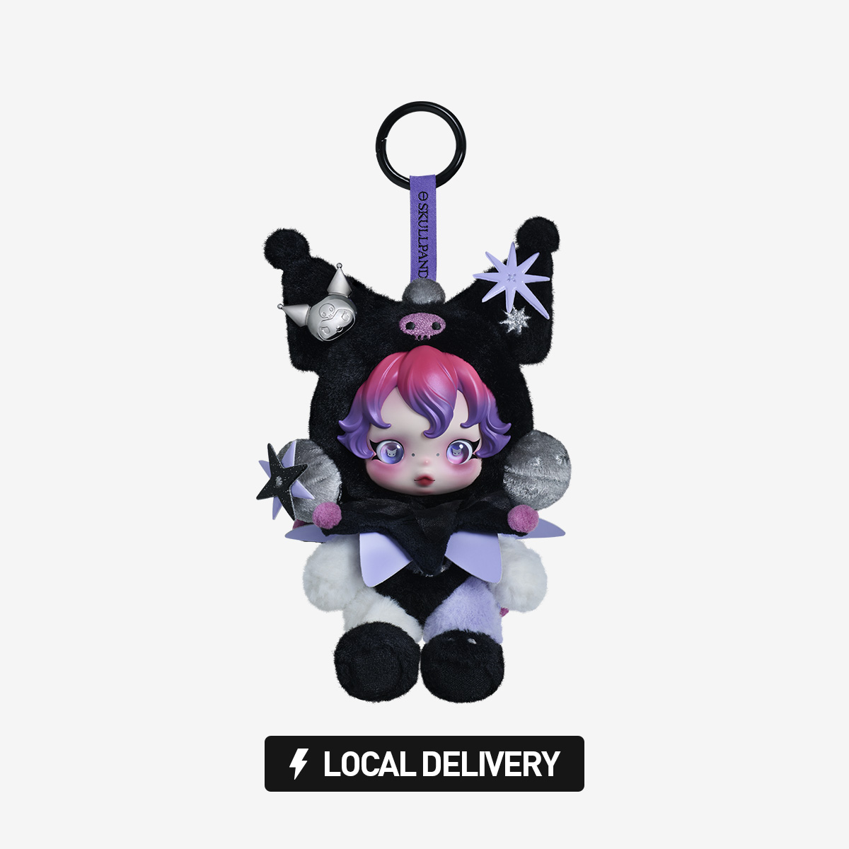 す*な様 POP MART クロミ × SKULLPANDA キーチェーン SKULLPANDA × KUROMI Plush - POP MART (United States)