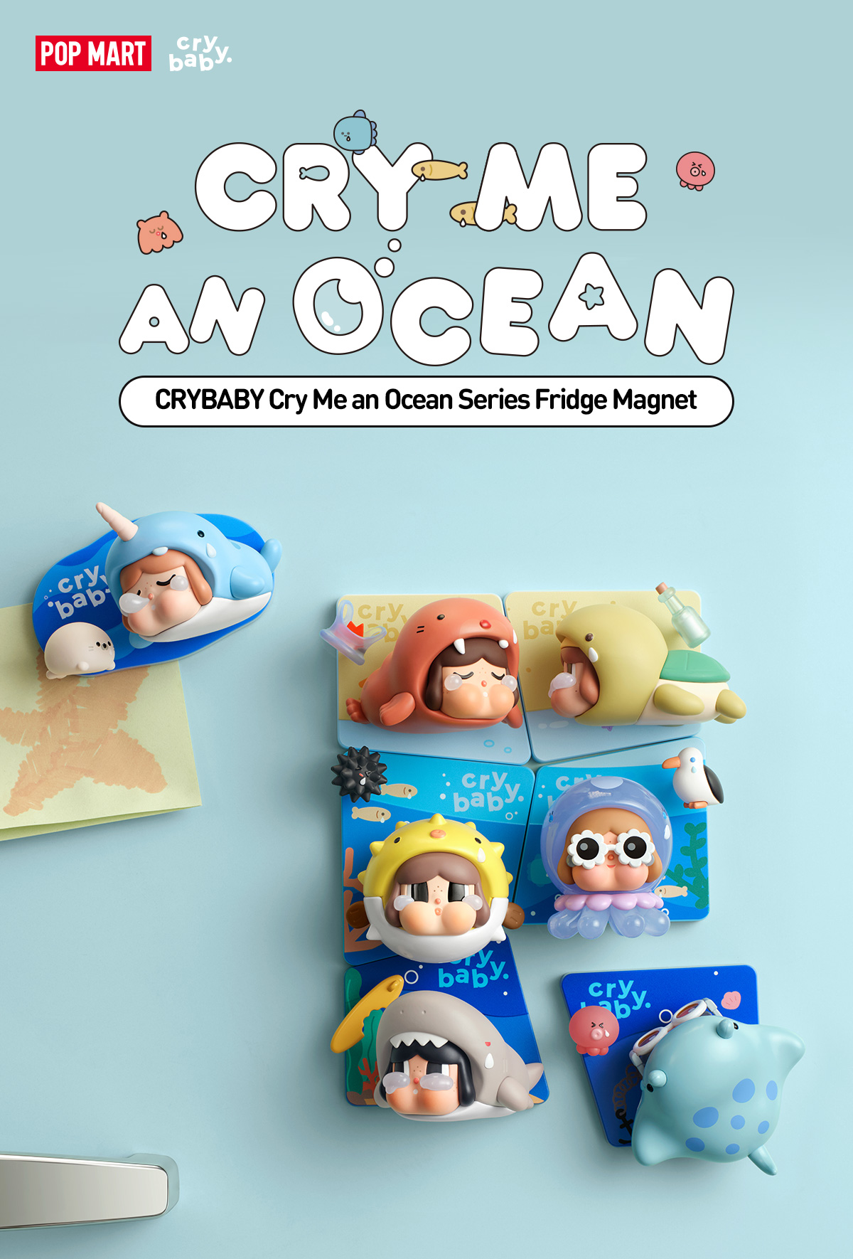 CRYBABY Cry Me An Ocean Series Fridge Magnet - POP MART (United