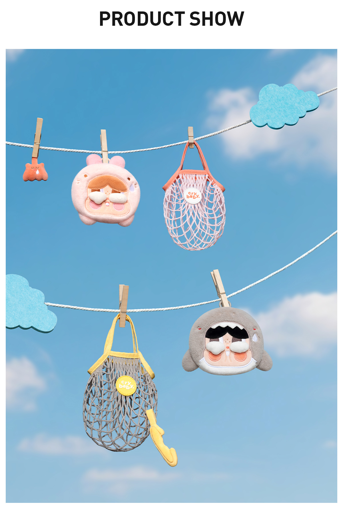 CRYBABY Cry Me an Ocean Series - Multi-functional Storage Bag