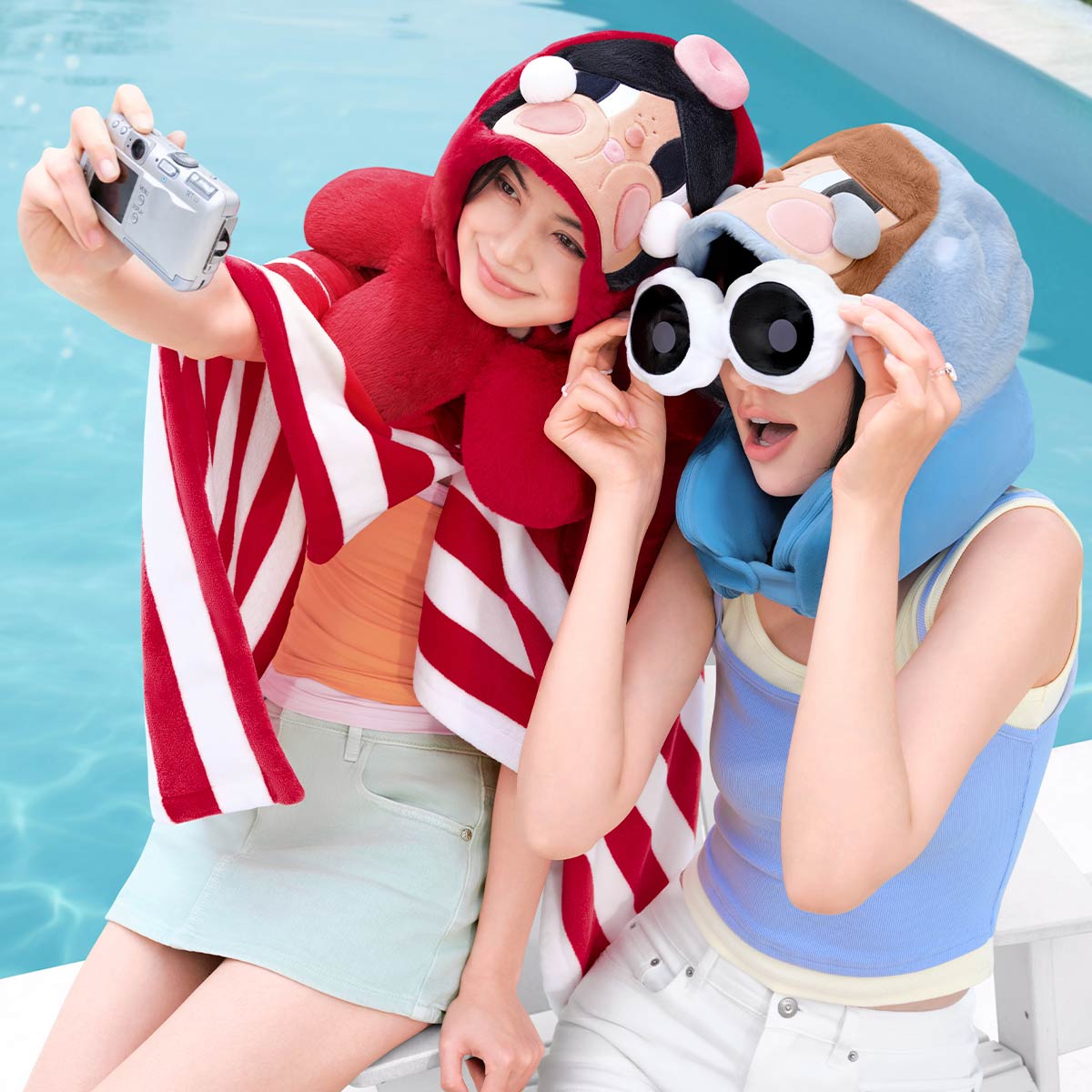 くらげマクラ THE JELLYFISH PILLOW CRYBABY Cry Me An Ocean Series - 2-in-1 Neck Pillow-The Jellyfish