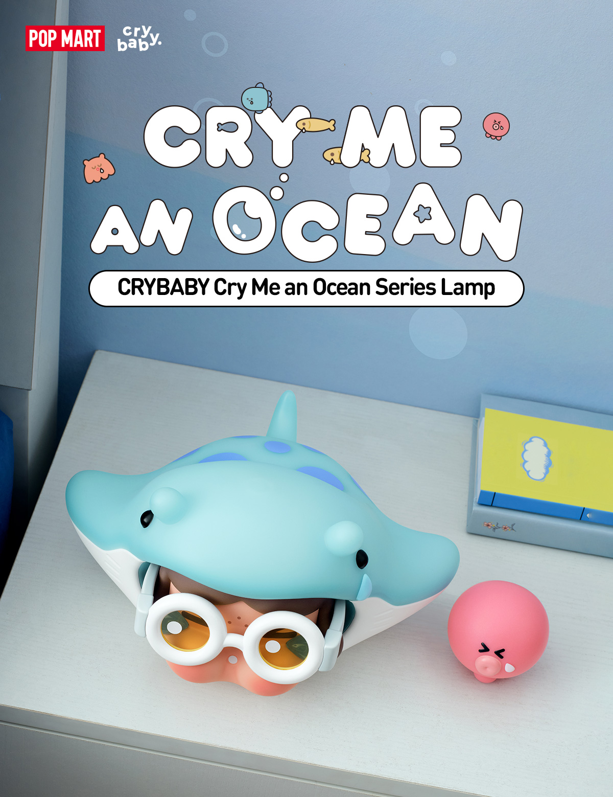 CRYBABY Cry Me an Ocean Series Lamp - POP MART (United States)