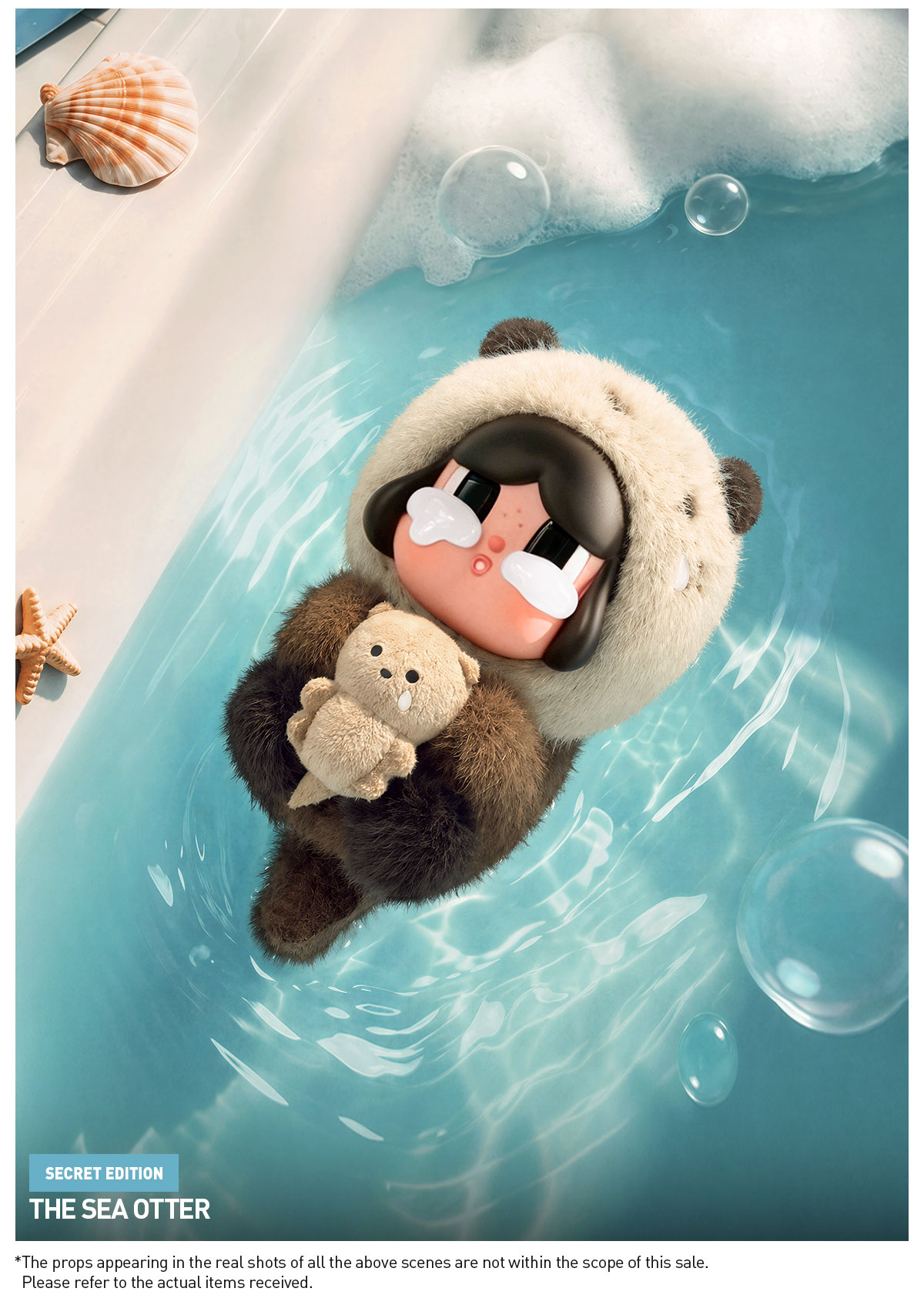 POP NOW:CRYBABY Cry Me An Ocean Series- Vinyl Plush Pendant Blind