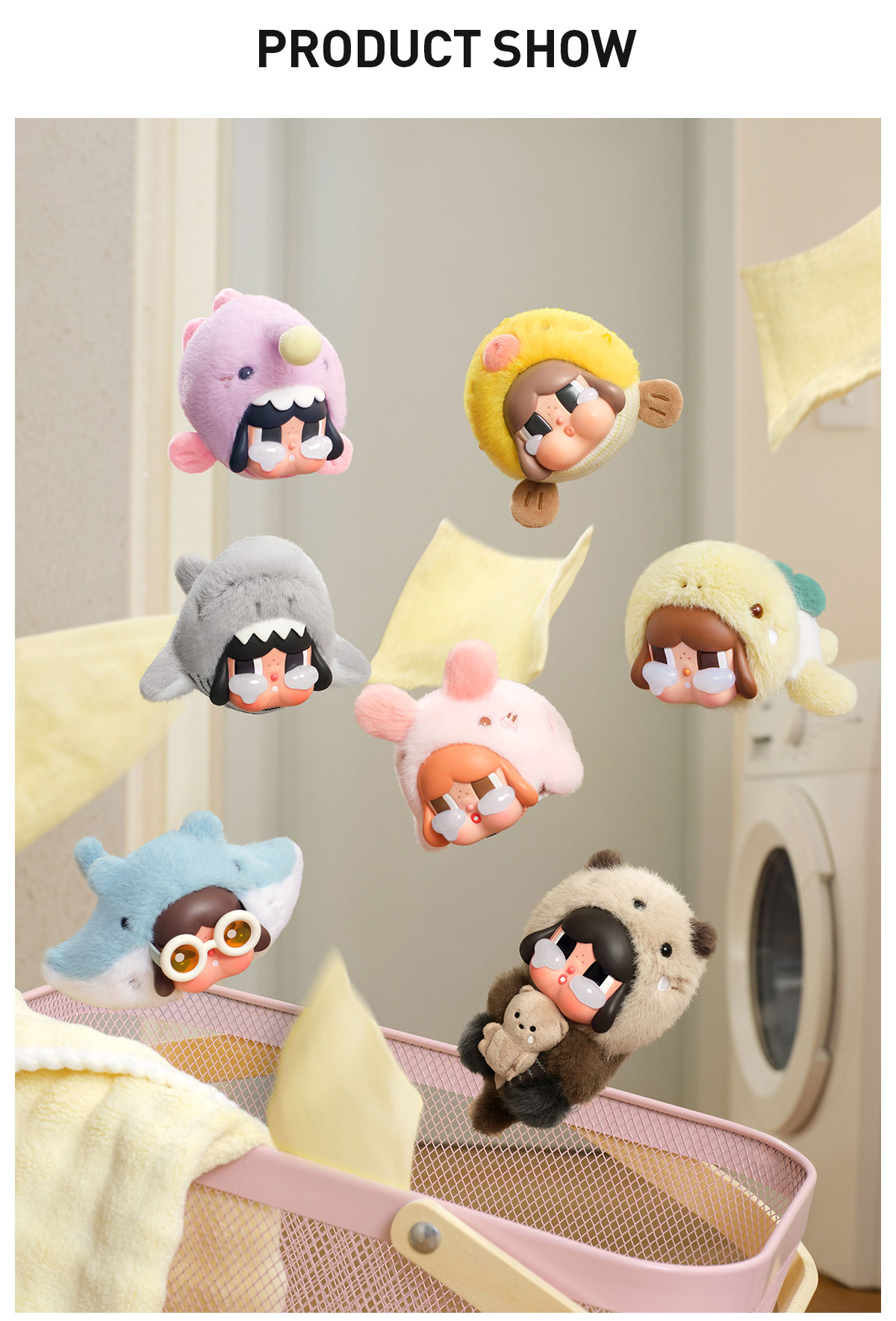 POP NOW:CRYBABY Cry Me An Ocean Series- Vinyl Plush Pendant Blind