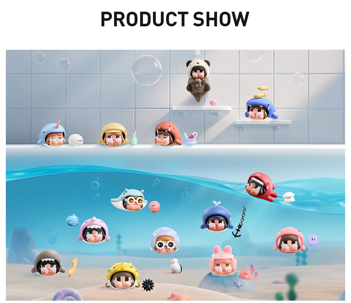 POP NOW:CRYBABY Cry Me an Ocean Series Figures - POP MART (United 
